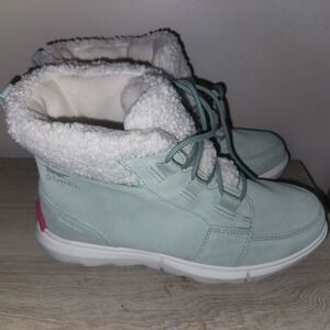 Sorel Explorer‎ Blitz Boots Waterproof Faux Fur Lined Ankle Booties US 9